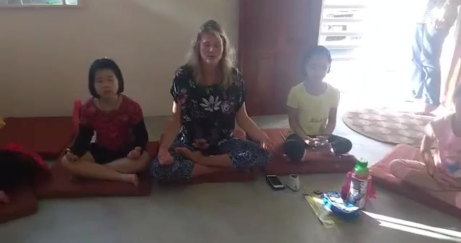 Meditation in Dhamma Centre - Malaysia